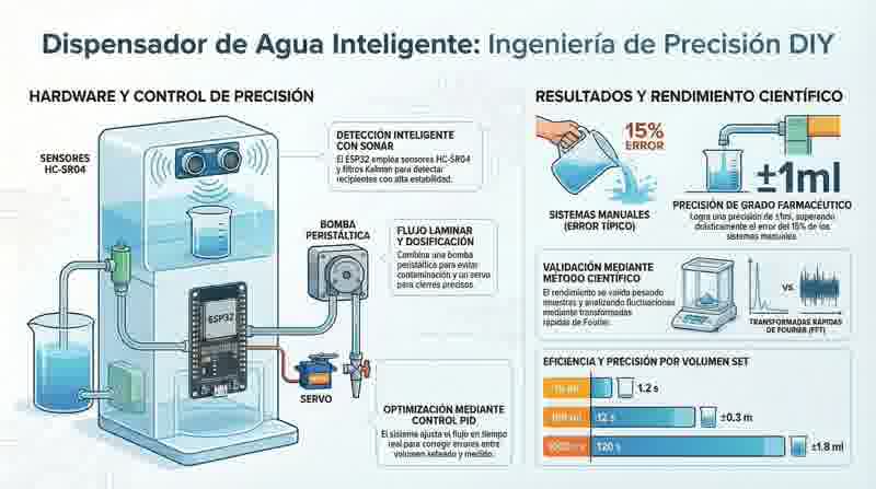 Dispensador de Agua IoT — Dosificación de Precisión