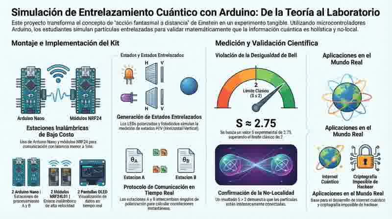 Entrelazamiento Cuántico — Laboratorio para la Generación Alpha