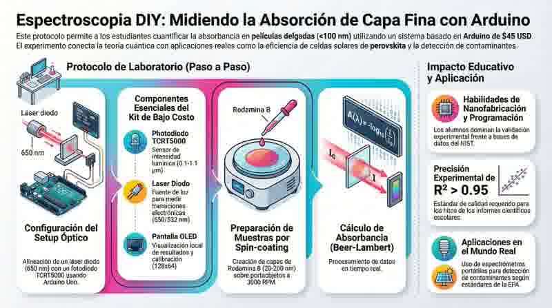 Espectroscopia de Absorción — Capa Fina (Espectro Láser)