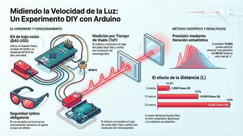 Medición de la Velocidad de la Luz — DIY