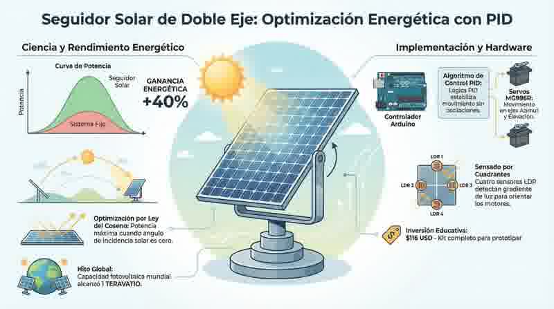 Seguidor de Panel Solar — Blueprint de Ingeniería